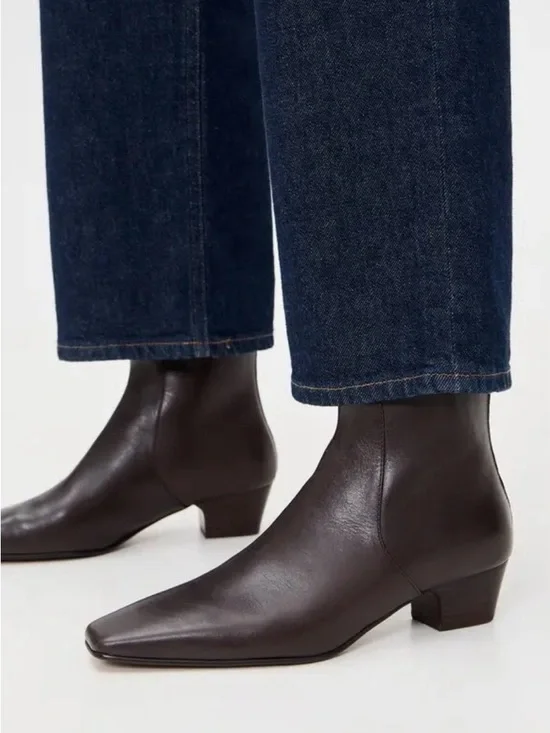 NWT! MADEWELL Women’s The Lexie Ankle Boot Turkish Coffee Leather Size 9 no box! - Picture 15 of 16